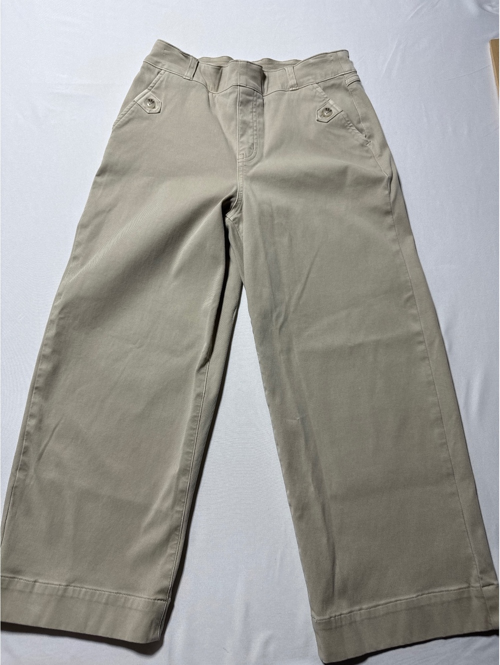 Spanx Beige Wide-Leg Pants - Comfy Chic with a Side of Sass!